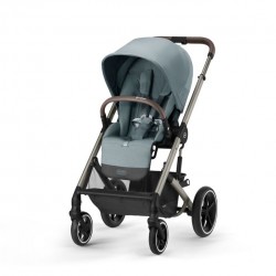 Cybex Balios s Lux capazo Plegable Stormy Blue (Taupe Frame)