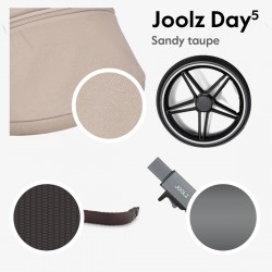 Joolz Day5 completo Sandy Taupe - All Black