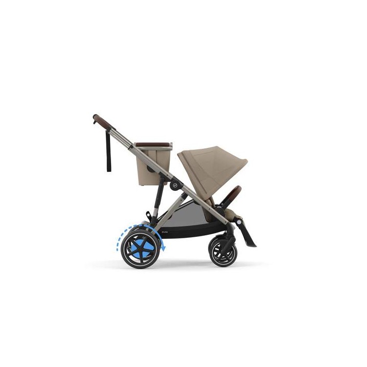 Cybex e-Gazelle S Almond Beige (Taupe Frame)