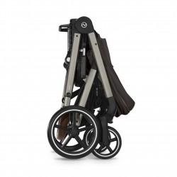 Cybex Balios S Lux con capazo plegable Brown