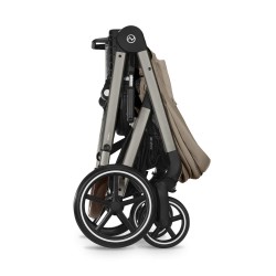 Cybex Balios S Lux con capazo plegable Duo Almond Beige