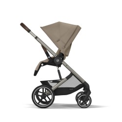 Cybex Balios S Lux con capazo plegable Duo Almond Beige