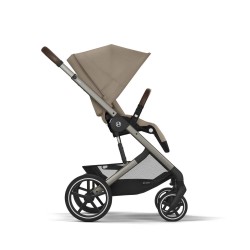 Cybex Balios S Lux con capazo plegable Duo Almond Beige