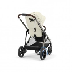 Pack ahorro Cybex e-Gazelle S + capazo Seashell Beige (Taupe Frame)