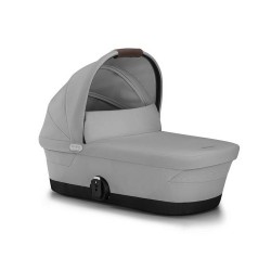 Pack Ahorro Cybex e-Gazelle S + Capazo Stone Grey (Silver Frame)