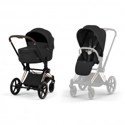 Cybex Priam duo confort 2026  Sepia Black Chasis Rosegold