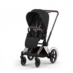 Cybex e-Priam 2026 duo confort Sepia Black (Rosegold Frame)