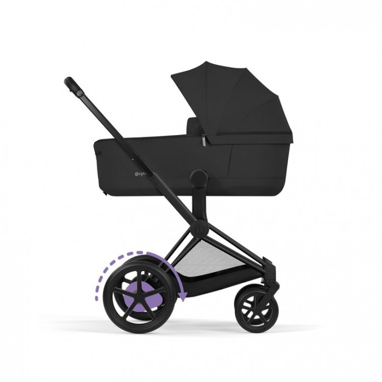 Cybex e-Priam 2026 duo confort Sepia Black (Matt Black Frame)
