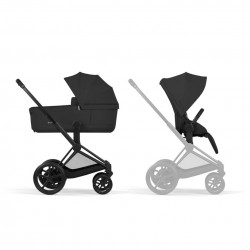 Cybex e-Priam 2026 duo confort Sepia Black (Matt Black Frame)