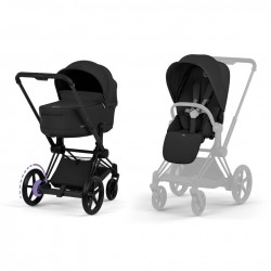 Cybex e-Priam 2026 duo confort Sepia Black (Matt Black Frame)