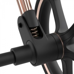 Cybex Priam 2025 chasis Rose Gold textil Black
