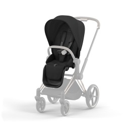 Cybex Priam 2025 chasis Rose Gold textil Black