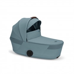 Cybex Balios s Lux capazo Plegable Stormy Blue (Taupe Frame)