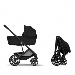 Cybex Balios s lux capazo Plegable Moon Black (Black Frame)