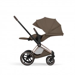 Cybex Priam Style chasis Maat Black textil Coconut Brown Capazo Pegable